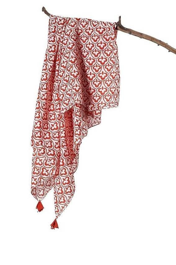 Sofir Stylish Girls Cotton printed Scarf, 100×100 Cm Square Size,100% Cotton Scarf