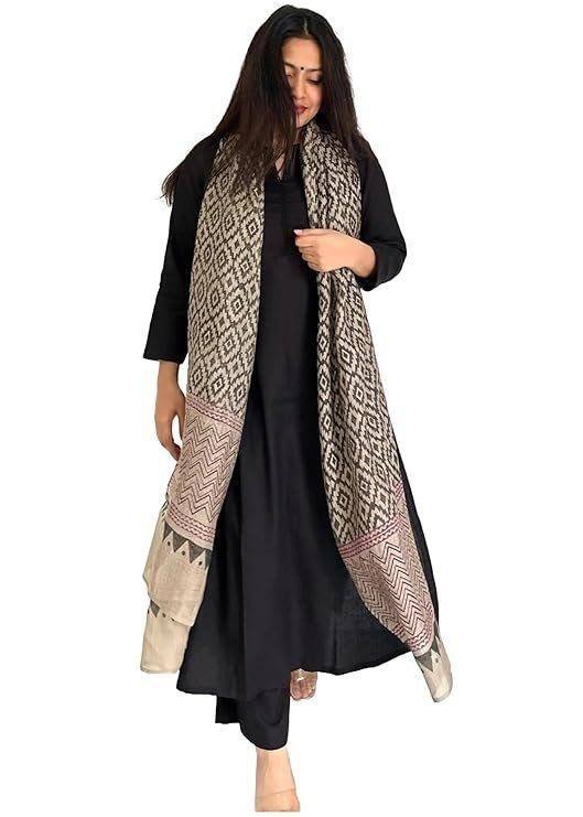 Women’s Rayon Blend Floral Straight Kurta with Pant & Dupatta